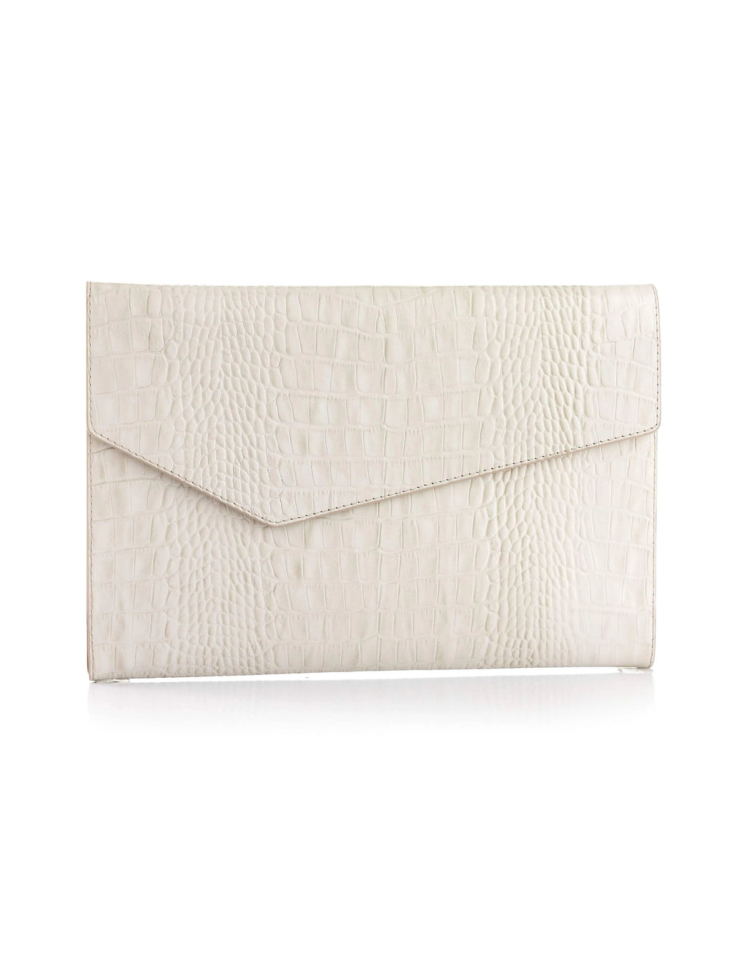 MacBook Beige Croco - BLACKWOOD Atelier