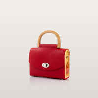 Aurora Mini Red Saffiano