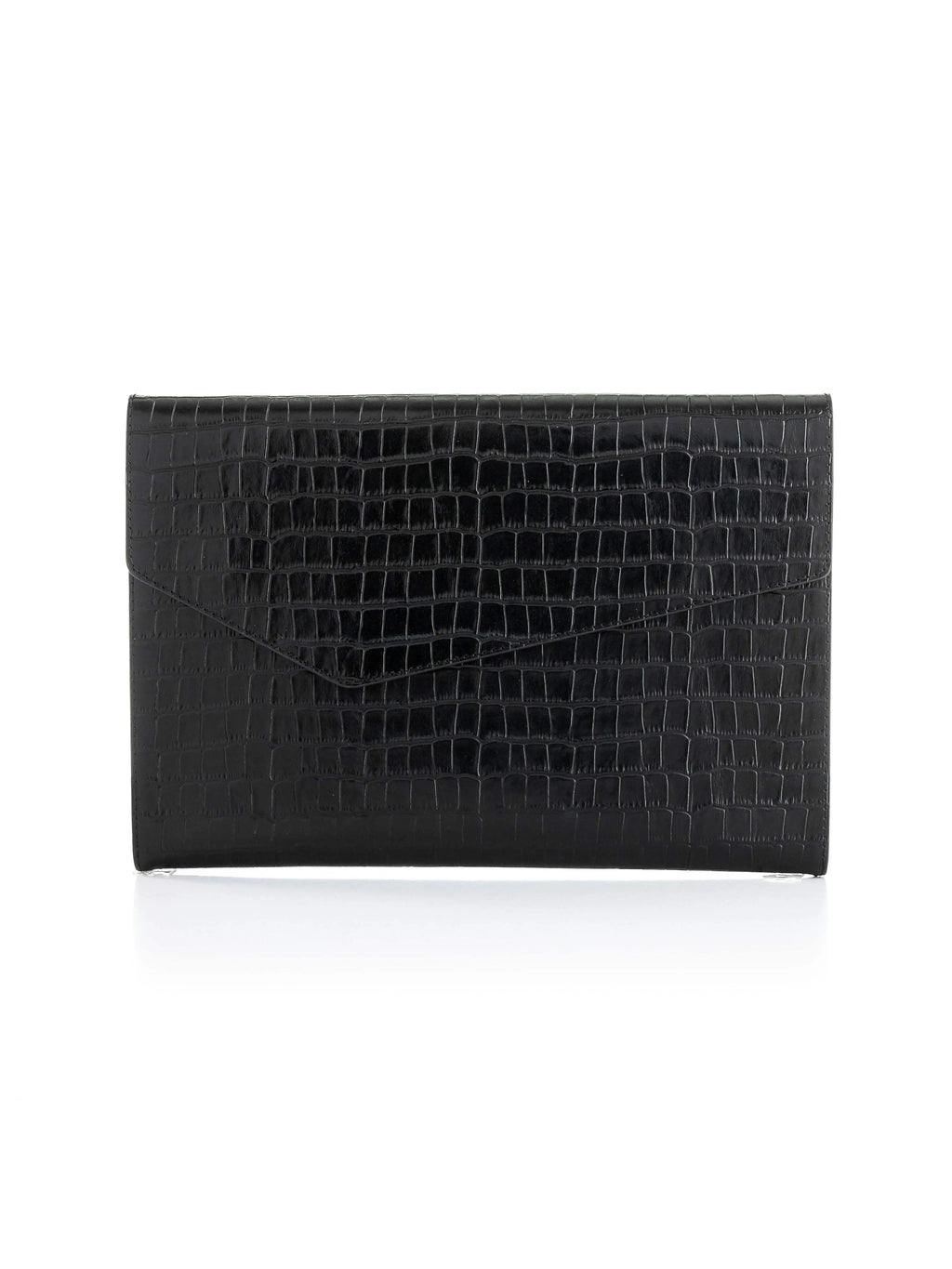 MacBook Case Black Croco -Blackwoodbags