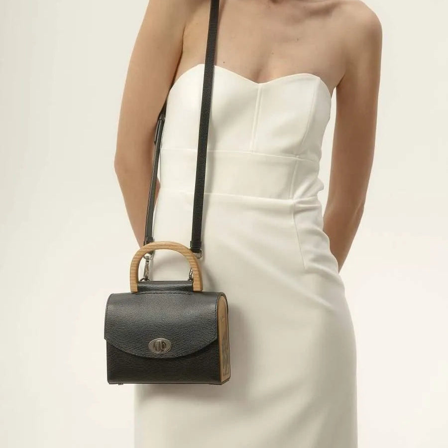 Aurora Mini Black Saffiano - BlackwoodUkraine