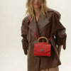 Aurora Mini Red Saffiano - BlackwoodUkraine