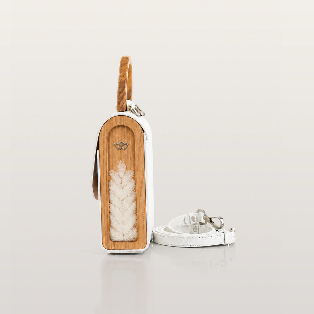 AURORA WHITE SAFFIANO