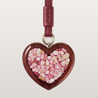 Bag Charm Bordeaux Smooth