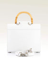 AURORA WHITE SAFFIANO