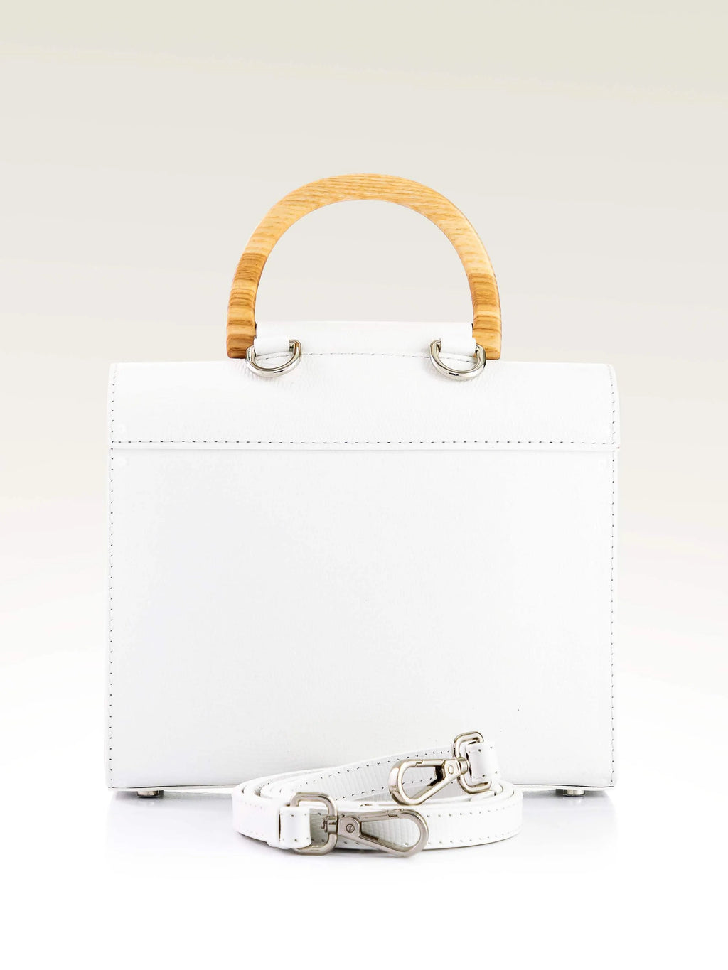 AURORA WHITE SAFFIANO