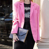 Deep Blue Saffiano MacBook case worn as a refined accessory by BLACKWOOD Atelier