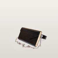 Essence Phone Bag Midnight Black Croco