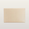 Beige Saffiano leather MacBook case detail with refined saffiano texture