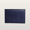Deep Blue Saffiano leather MacBook case detail with refined saffiano texture