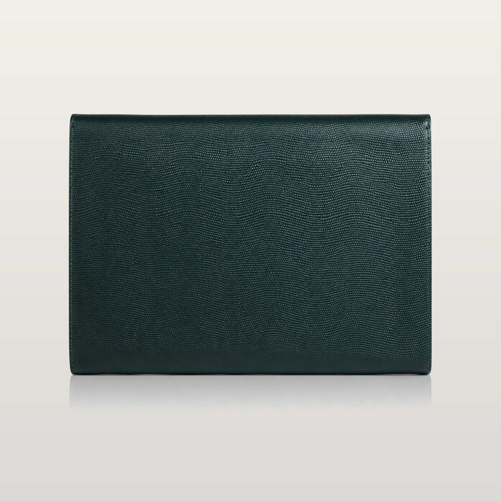 MacBook Case Green Saffiano