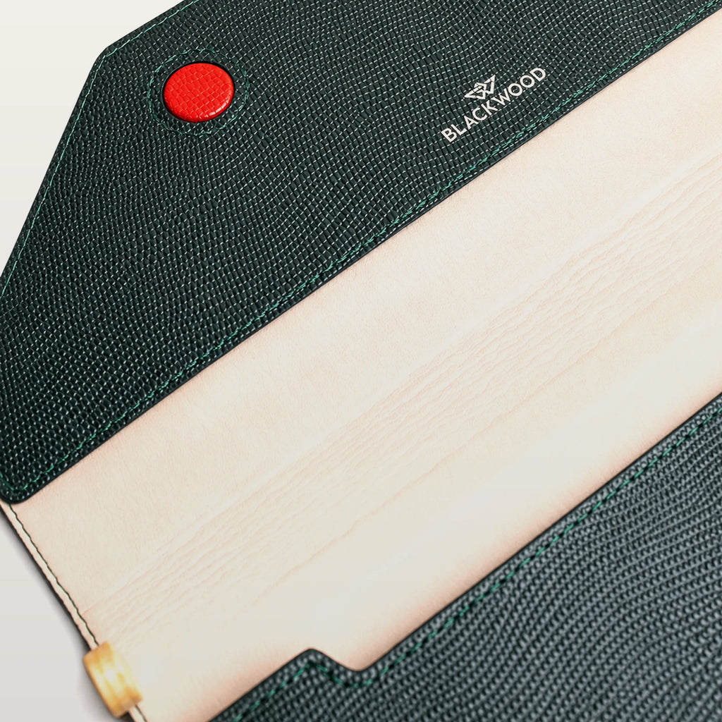MacBook Case Green Saffiano