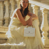 Aurora White Saffiano